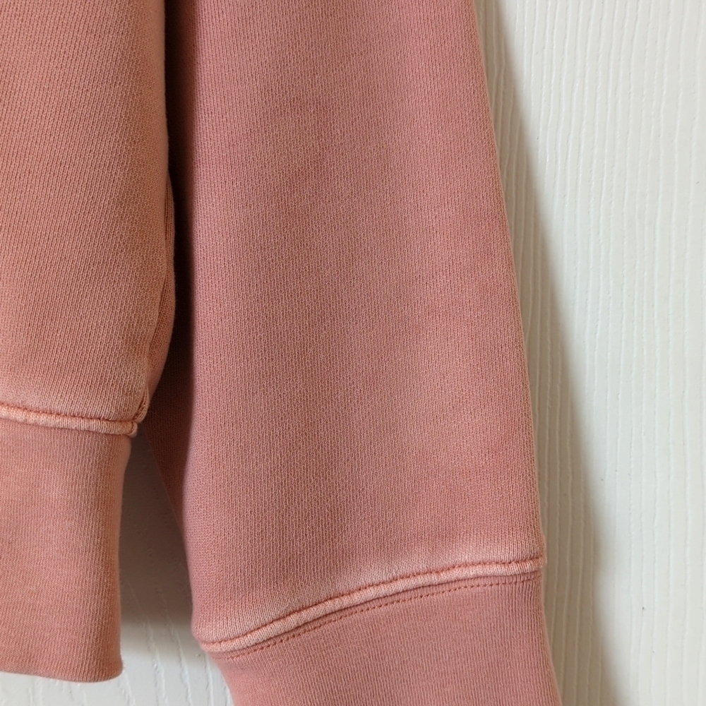 Madewell Classic (Re)sourced Cotton V-neck Cardigan Sweatshirt Blush Pink XS - Picture 10 of 14
